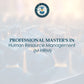 Professional Master's in Human Resource Management (M-HRM) - IHATC